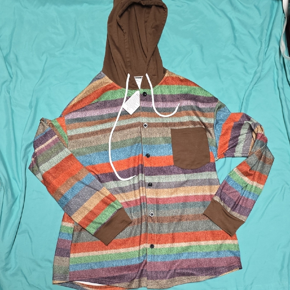 White and Brown Exclusive Hoodie